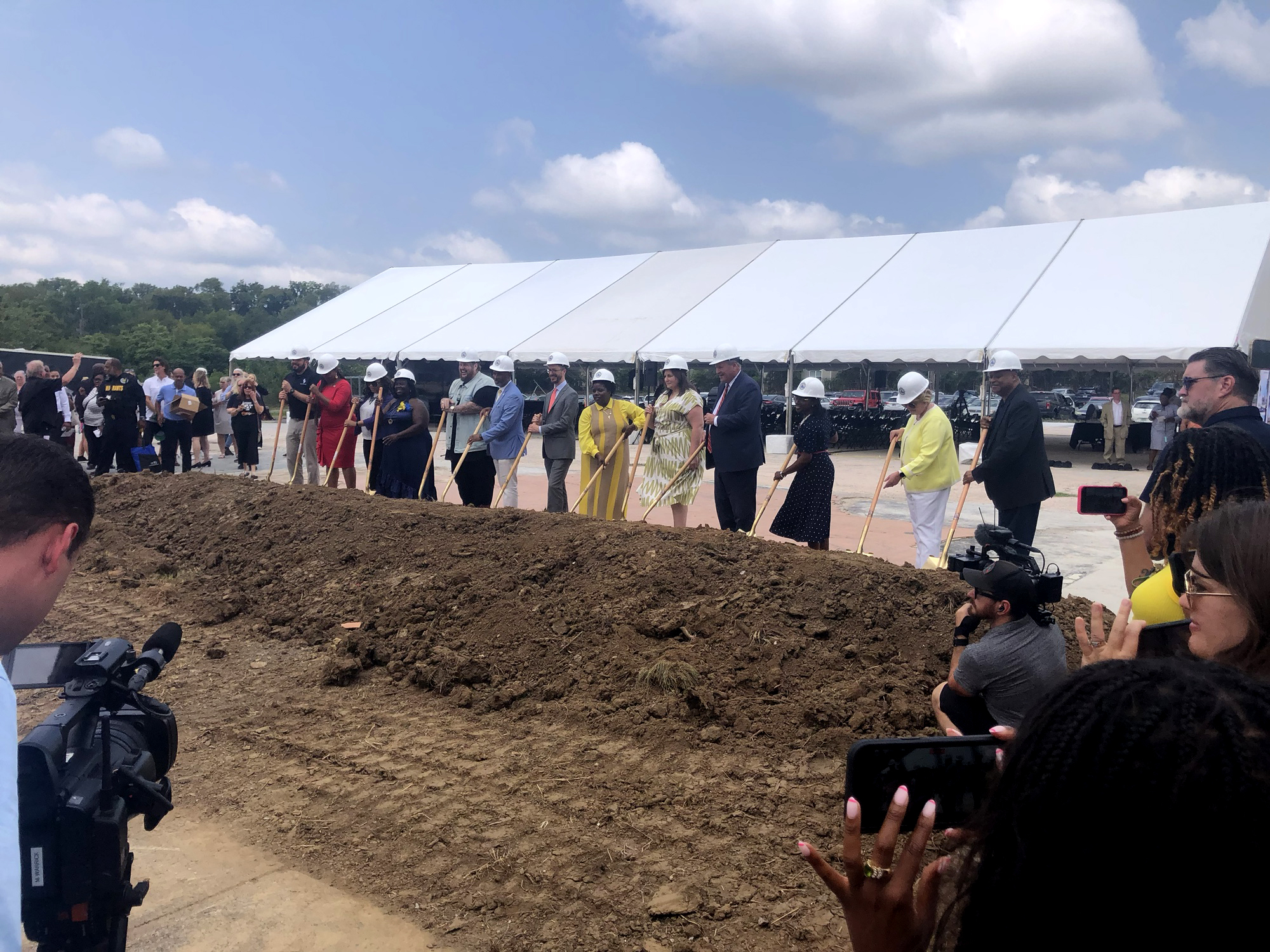 Capital Project Solutions Celebrates with Mayor Freddie O’Connell and CMA Artist of the Year Jelly Roll at ground breaking ceremony for the new Nashville Juvenile Youth Empowerment Center (NYCE).